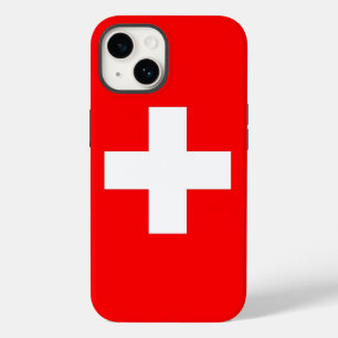 愛国アップルのケースメイト、スイス国旗のケース – M Case-Mate iPhone 14ケース