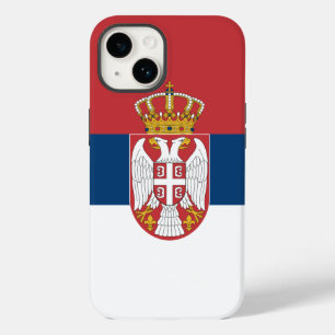 愛国アップル14ケースメイトのセルビア国旗 Case-Mate iPhone 14ケース