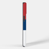 愛国アップル14ケースメイトのセルビア国旗 Case-Mate iPhoneケース (裏面 / 右)