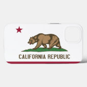 愛国アップルiPhone 13ケースメイト，カリフォルニア Case-Mate iPhoneケース (裏面 (横))