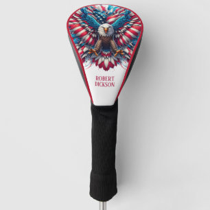 愛国アメリカンハゲワシ ゴルフヘッドカバー