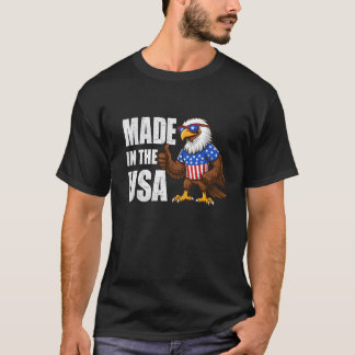 愛国アメリカンプライドグラフィックTシャツ Tシャツ