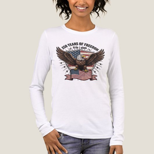 愛国アメリカンホーク トライブレンドTシャツ (正面)