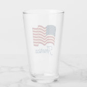 愛国アメリカ国旗タンブラー タンブラーグラス (裏面)