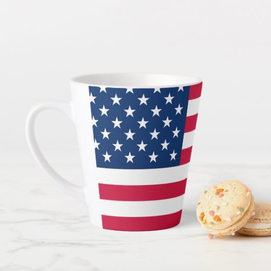 愛国アメリカ国旗ラテマグギフト カフェラテマグ (インサイチュ)