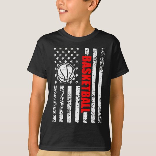 愛国アメリカ国旗野球 Tシャツ (正面)