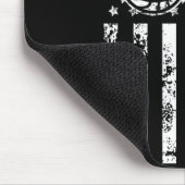愛国アメリカ国旗 野球 マウスパッド (コーナー)