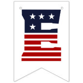 愛国アメリカ 1776年建国 米国旗 ブンティング バナー (第3の旗)