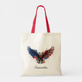 愛国アメリカ 1776-2026 オーダーメイド トートバッグ (裏面)