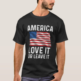 愛国アメリカUSAフラグ コ Tシャツ