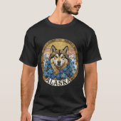 愛国アラスカ州のシンボル Tシャツ (正面)