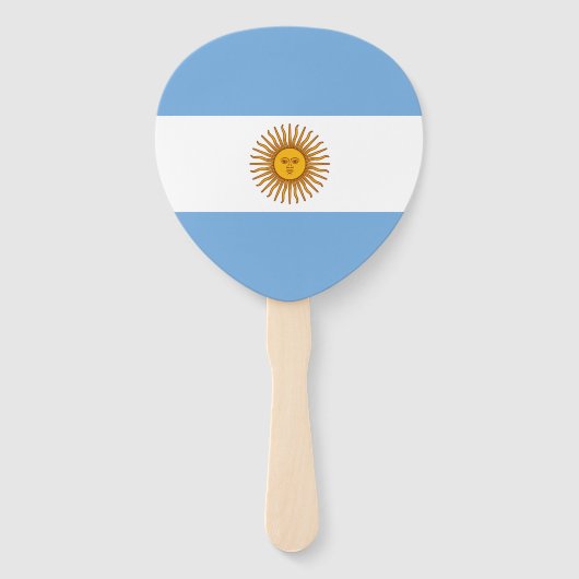 愛国アルゼンチンの旗 ハンドファン (正面)