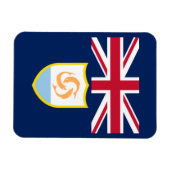 愛国アンギラ旗マグネット マグネット (横)