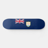 愛国アンギラ旗 スケートボード (横)