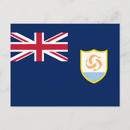 愛国アンギラ旗 ポストカード (正面)