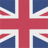 愛国イギリス旗 シール (正面)