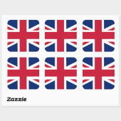 愛国イギリス旗 スクエアシール (シート)