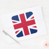 愛国イギリス旗 スクエアシール (封筒)