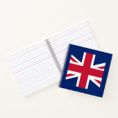 愛国イギリス旗 ノートブック (内部)