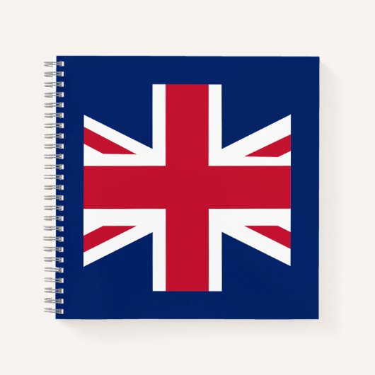 愛国イギリス旗 ノートブック (正面)
