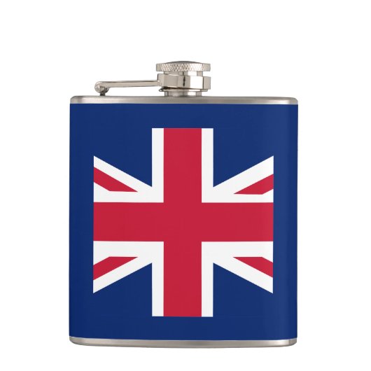 愛国イギリス旗 フラスク (正面)