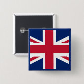 愛国イギリス旗 缶バッジ (正面&裏面)