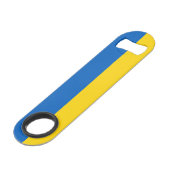 愛国ウクライナ旗 スピード栓抜き (正面アングル)