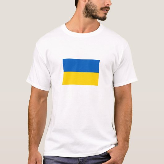 愛国ウクライナ旗 Tシャツ (正面)