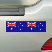 愛国オーストラリア国旗 バンパーステッカー (車上)