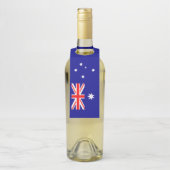 愛国オーストラリア国旗 ボトルネックタグ (ボトル)