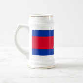 愛国カンボジアの旗 ビールジョッキ (左)