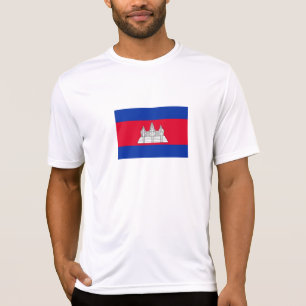 愛国カンボジアの旗 Tシャツ