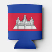 愛国カンボジア国旗 缶クーラー (裏面)