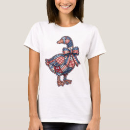 愛国キルトガチョウ Tシャツ