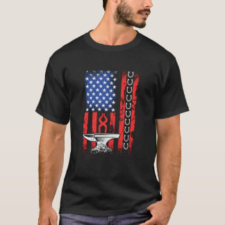 愛国クラフト 7月4日 アメリカ国旗 ファリアー Tシャツ