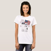 愛国クールキャッツ Tシャツ (正面フル)