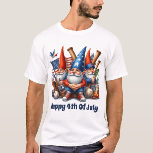 愛国クール格言野球7月4日 Tシャツ