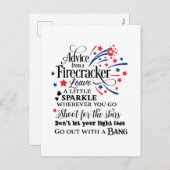 愛国クール的爆弾アドバイス シーズンポストカード (正面/裏面)