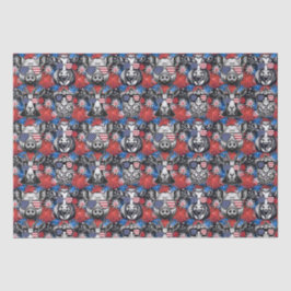 愛国クール納屋周囲の庭動物 薄葉紙