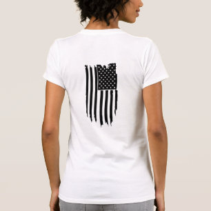 *~*愛国グランジ USAアモダンメリカ国旗 Tシャツ
