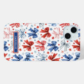 愛国コケットボウズモノグラム Case-Mate iPhoneケース (裏面 (横))