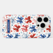 愛国コケットボウズモノグラム Case-Mate iPhoneケース (裏面 (横))