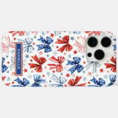 愛国コケットボウズモノグラム Case-Mate iPhoneケース (裏面 (横))