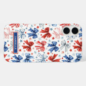 愛国コケットボウズモノグラム Case-Mate iPhoneケース (裏面 (横))