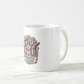 愛国コーギーベクターグラフィックTシャツ_1 コーヒーマグカップ (正面右)