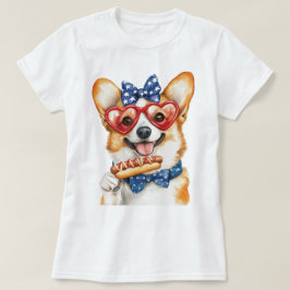 愛国コーギー Tシャツ