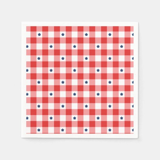 愛国サマーピクニック スタンダードカクテルナプキン (正面)