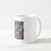 愛国スターヴィジョンTシャツ コーヒーマグカップ (正面右)