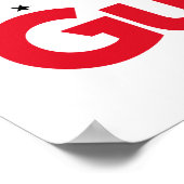 愛国スター体操byゴリーガール ポスター (角)