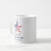 愛国スター選挙コーヒーマグ アメリカ国旗 コーヒーマグカップ (正面左)
